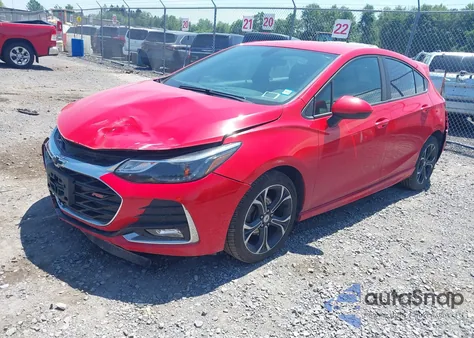 2019 Chevrolet Cruze Lt из США, поврежденный, VIN 3G1BE6SM4KS534801